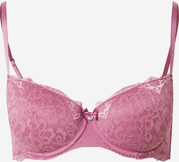 Hunkemöller Push-up Σουτιέν 'Marine' σε ροζ: μπροστά