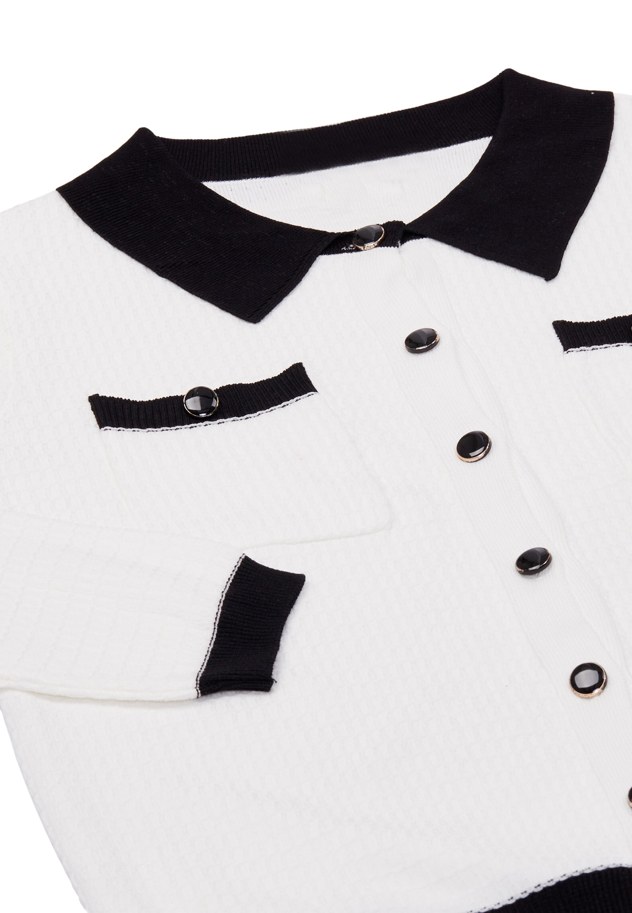 CARNEA - Casaco de malha em branco