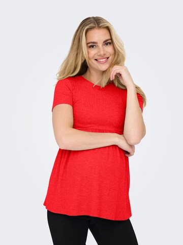 Only Maternity - Camiseta 'MALAYA' en rojo