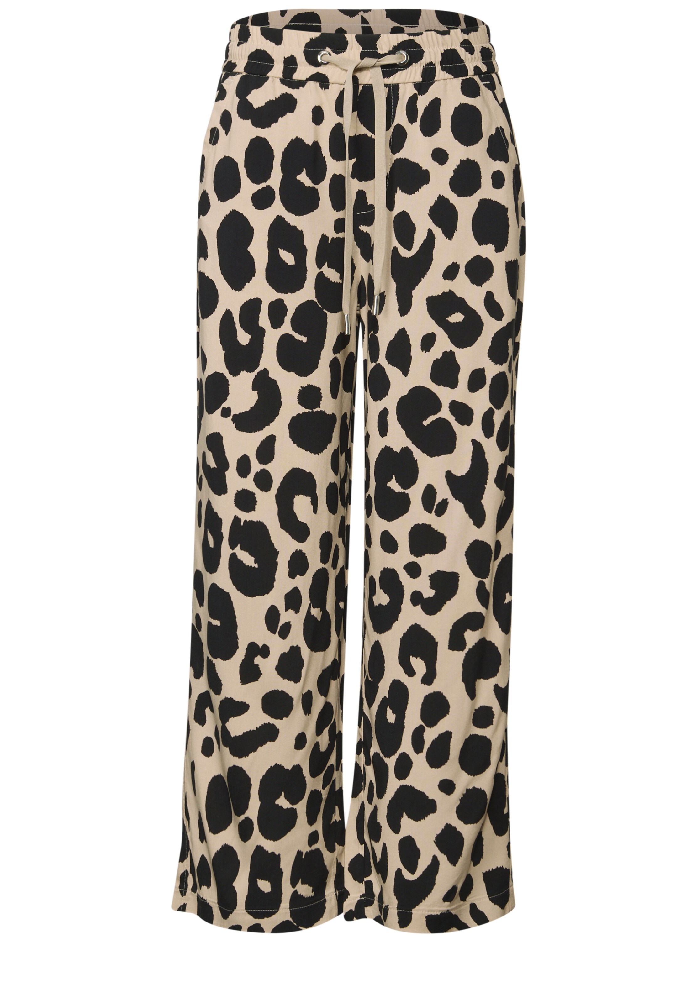 STREET ONE Loose fit Pants in Beige: front