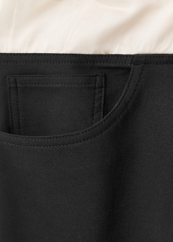 MANGO Loose fit Pants 'Rubi' in Black