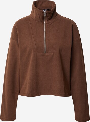 Pull-over 'FLEX' PIECES en marron : devant