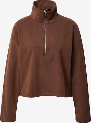 PIECES Sweater 'FLEX' in Brown: front