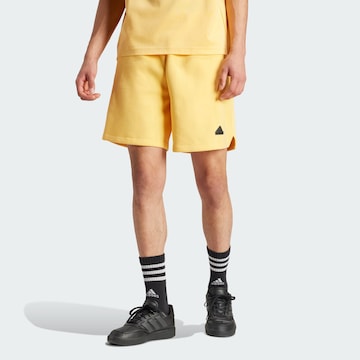 Loosefit Pantalon de sport 'Z.N.E. Premium' ADIDAS SPORTSWEAR en jaune