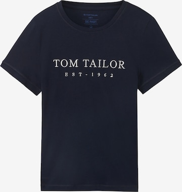 TOM TAILOR Shirt in Blue: front