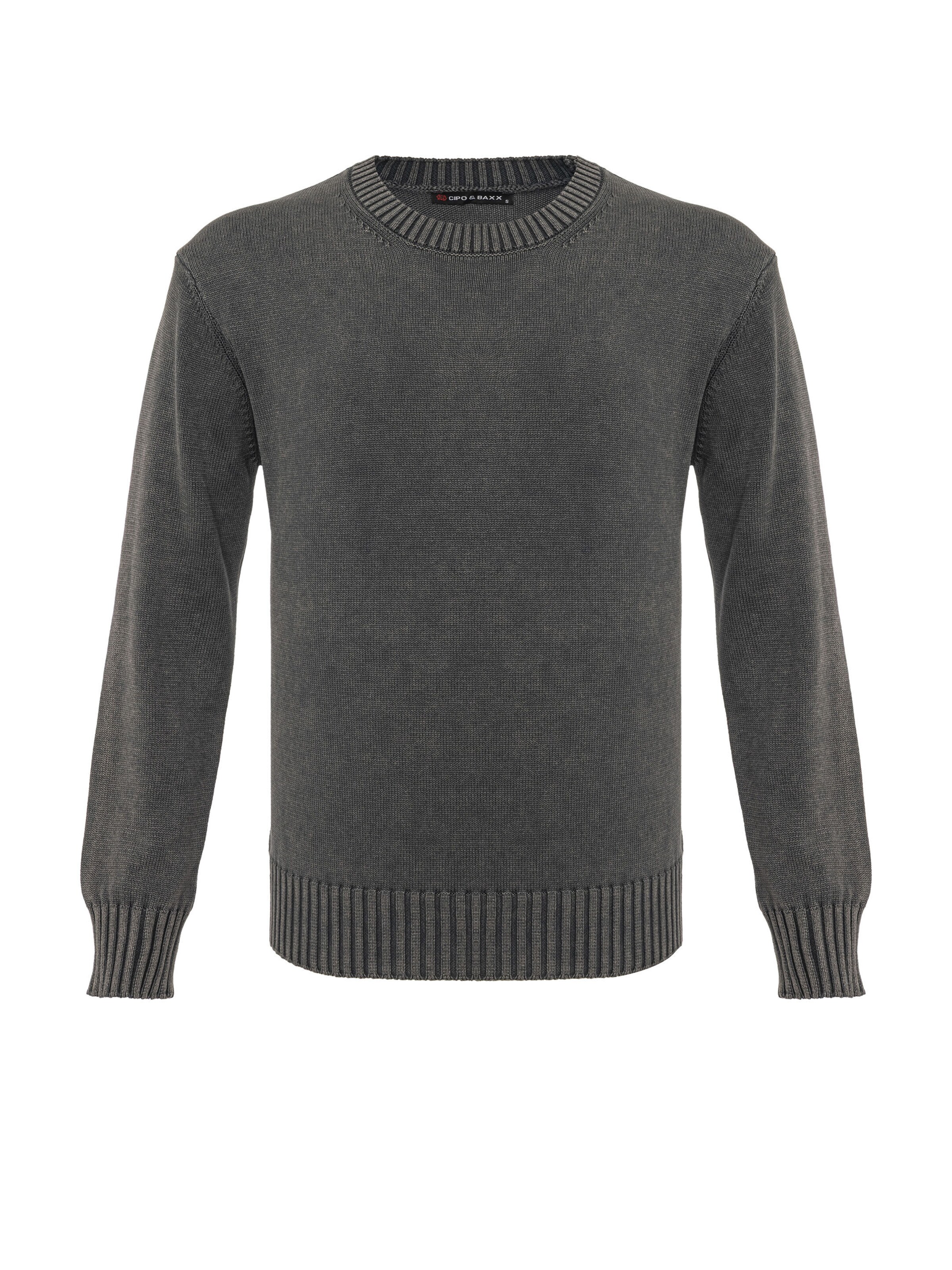 CIPO & BAXX Sweater 'CP289' in Grey: front