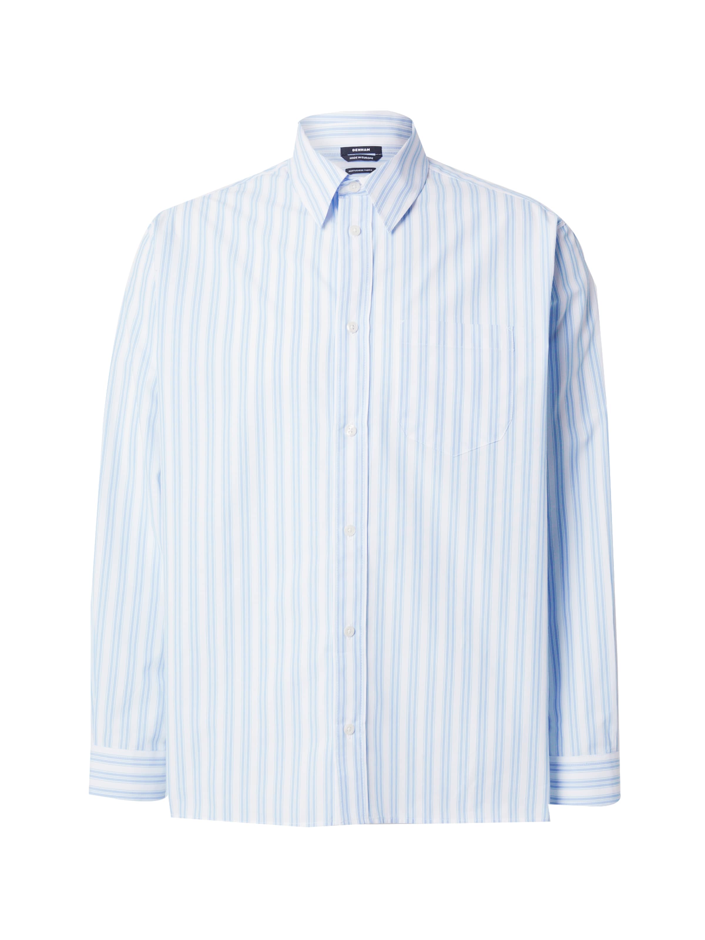 DENHAM Рубашка 'NOAH' в Светло-синий / Белый, Обзор товара