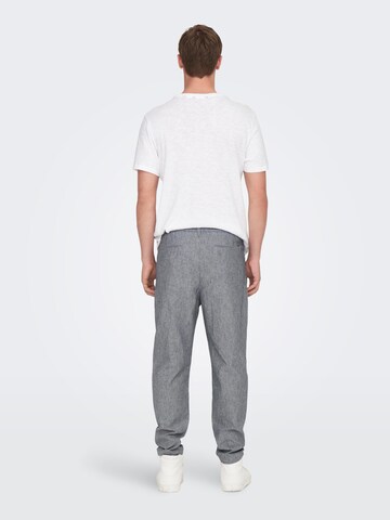 Only & Sons Regular Pants 'Linus' in Blue