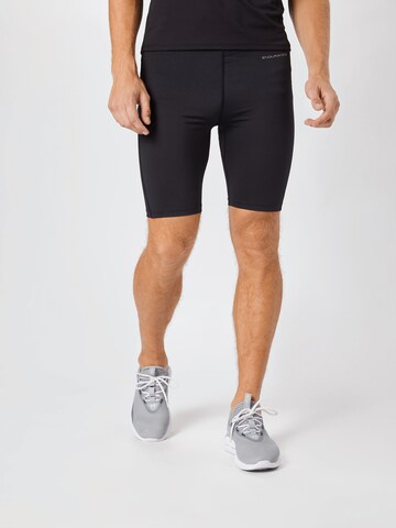 ENDURANCE Skinny Workout Pants 'Zane' in Black: front