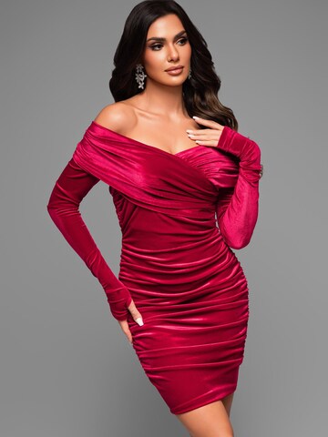 Ombre Evening dress in Red