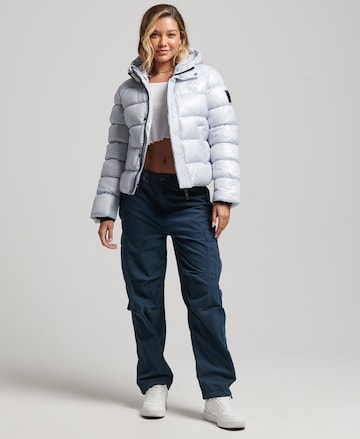 Superdry Zimní bunda – bílá