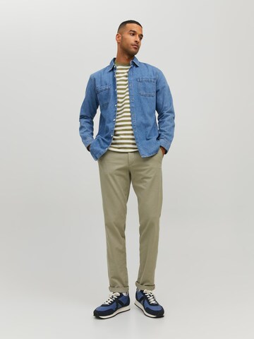 JACK & JONES - Slimfit Pantalón chino 'Marco' en verde