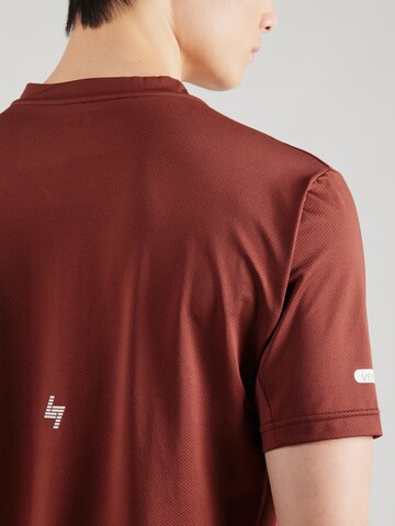 EA7 Emporio Armani Λειτουργικό μπλουζάκι σε καφέ