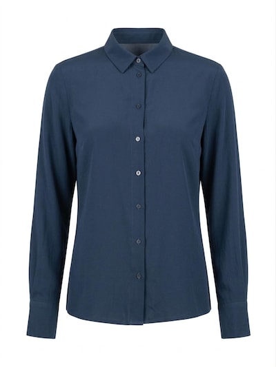 Posh Gear Blusa 'Seidenbluse Collettoseta' en XS en azul oscuro, Vista del producto