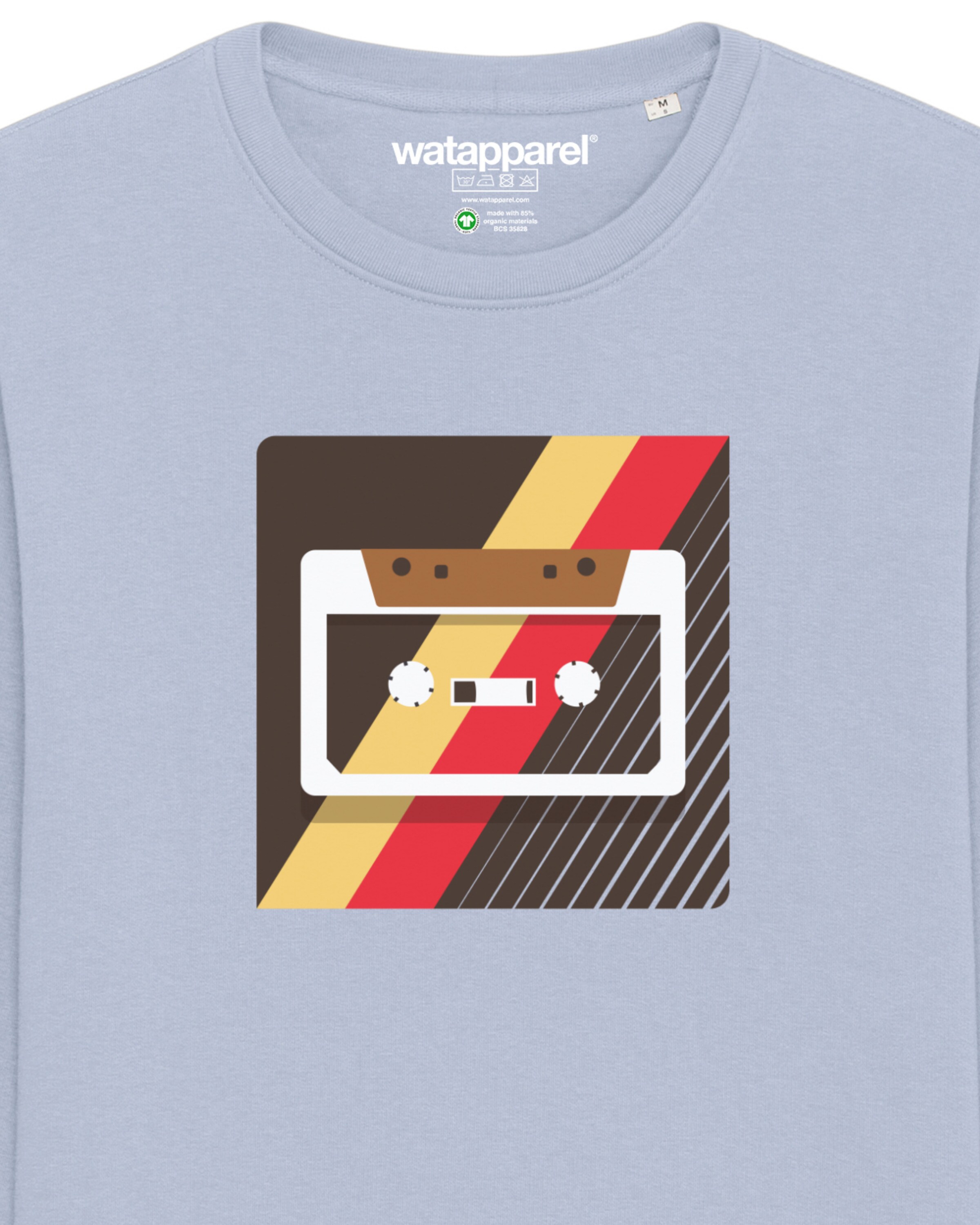 Felpa 'Kassette' di Watapparel in blu