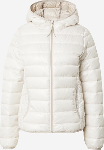 QS Between-season jacket in White: front