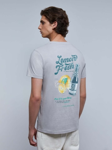 Scalpers Shirt 'Lemon Tee' in Grijs