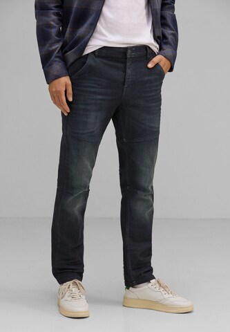 Street One MEN Regular Jeans in Blue: front