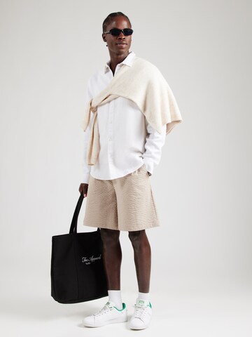 SELECTED Regular fit Button Up Shirt 'SLHLEROY' in White
