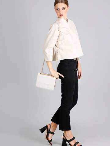 CAFè NOIR Shoulder bag in White: front