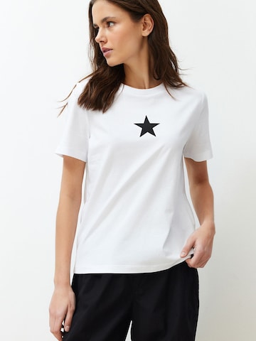Trendyol Shirt in White: front