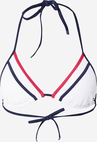 Tommy Hilfiger Underwear Треугольник Верх бикини в Белый: спереди