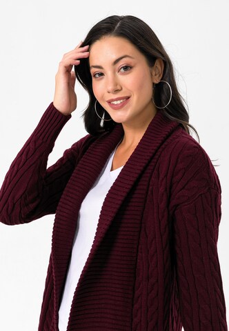 Cardigan Jimmy Sanders en rouge