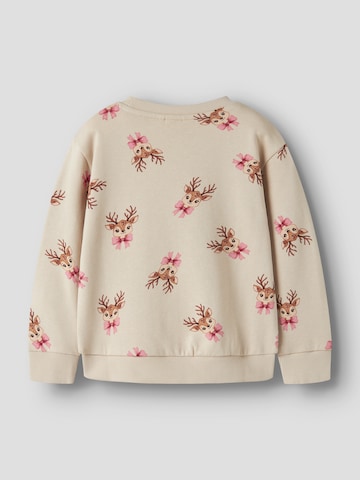 NAME IT - Sweatshirt 'NMFVERTRUD' em bege