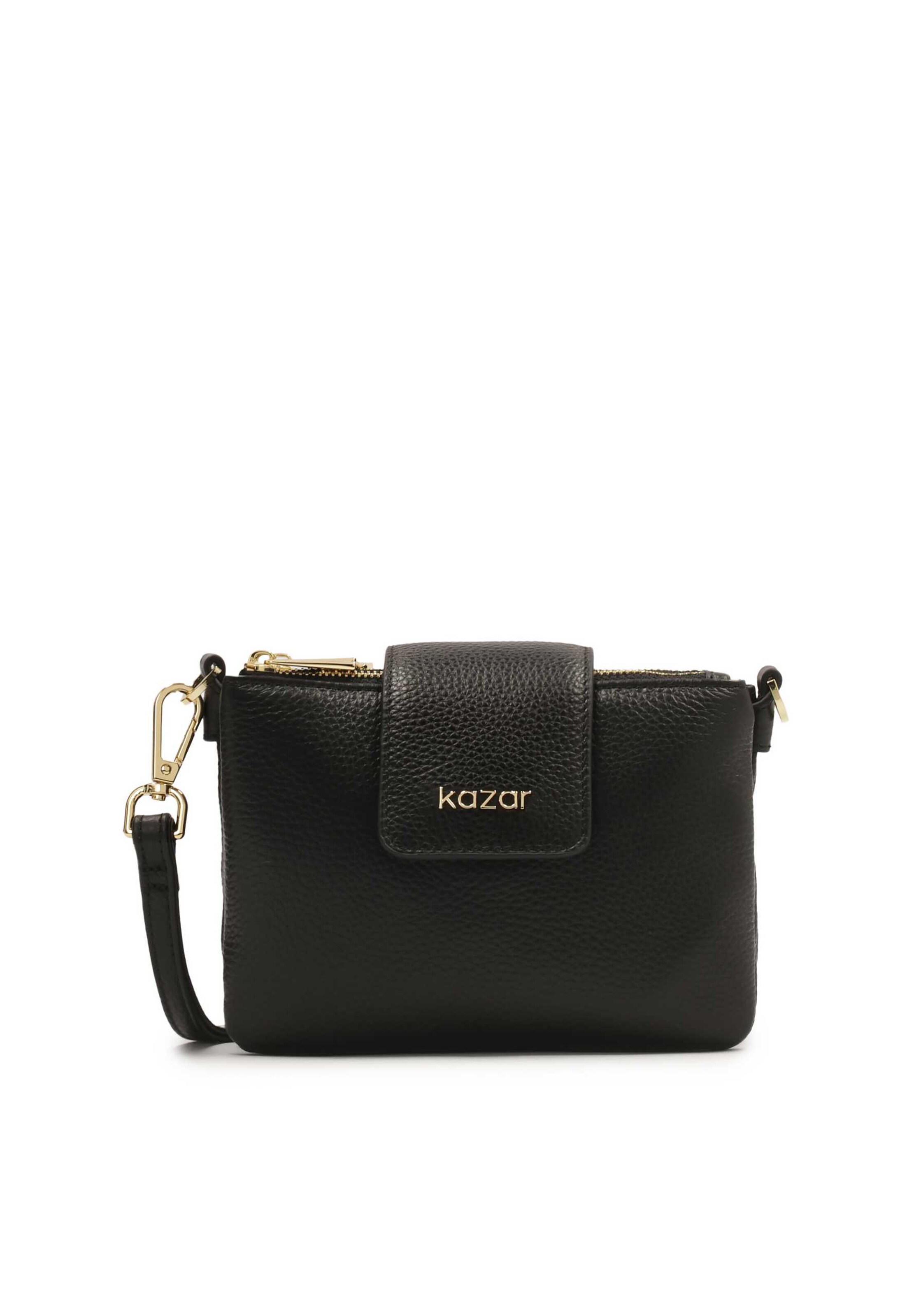 Kazar Crossbody Bag in Black: front