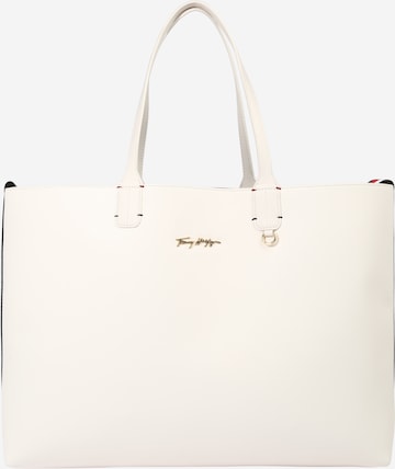 Cabas TOMMY HILFIGER en blanc : devant