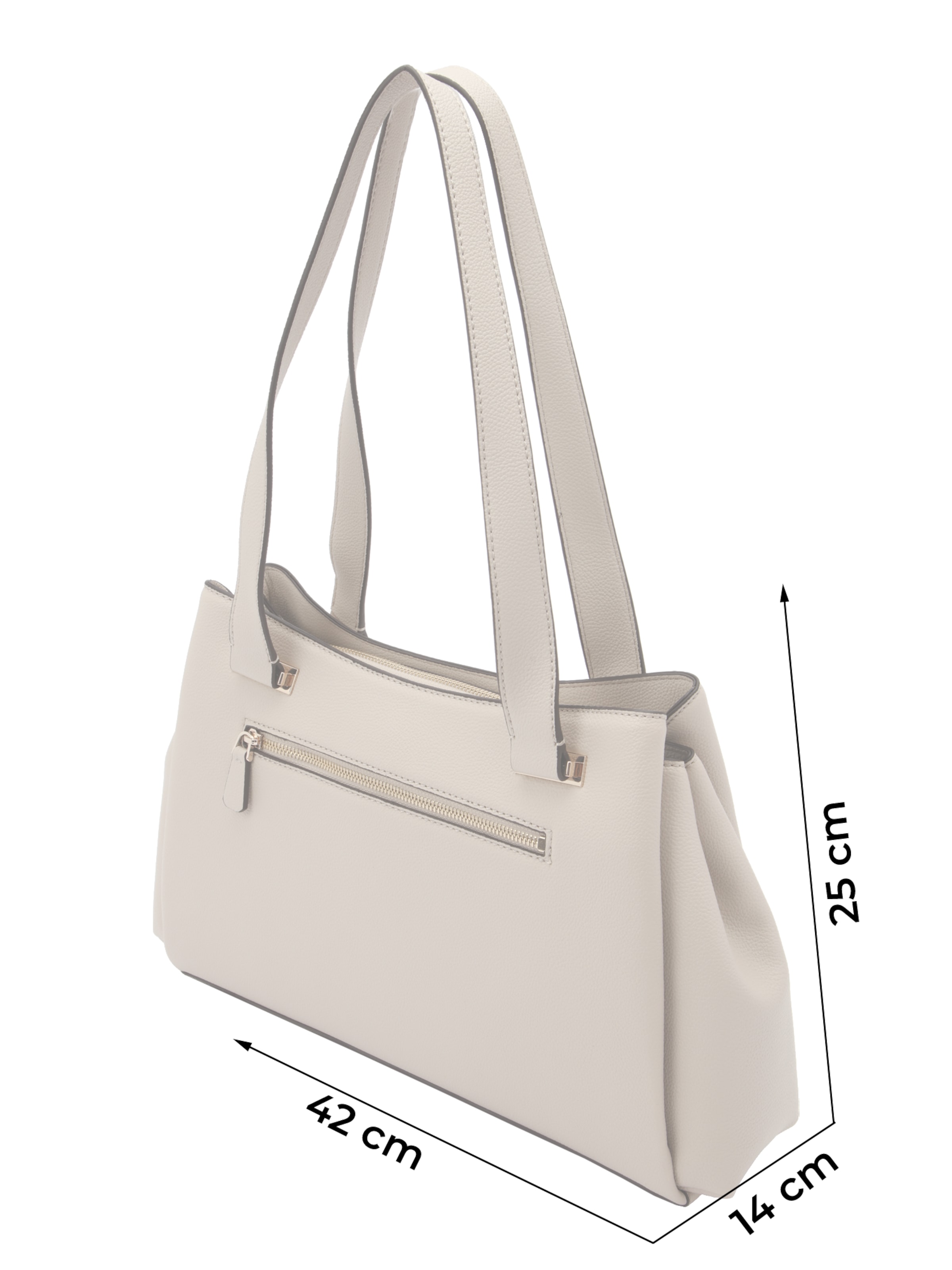 GUESS Μεγάλη τσάντα 'EVIE GIRLFRIEND' σε γκρι