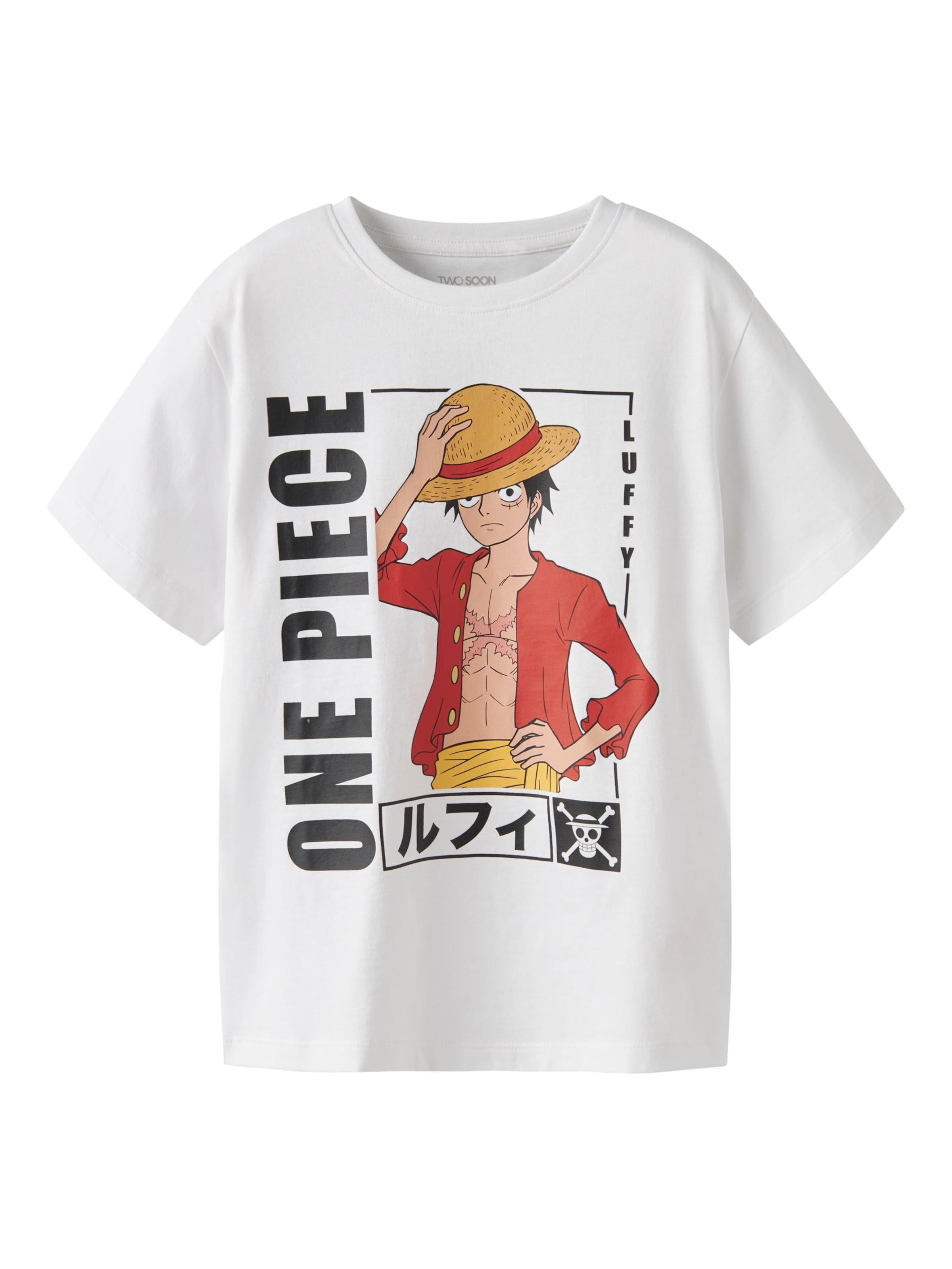 TWO SOON - Camiseta 'One Piece' en blanco: frente