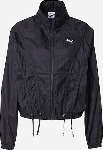 PUMAPrijelazna jakna 'DARE TO' - crna boja: prednji dio