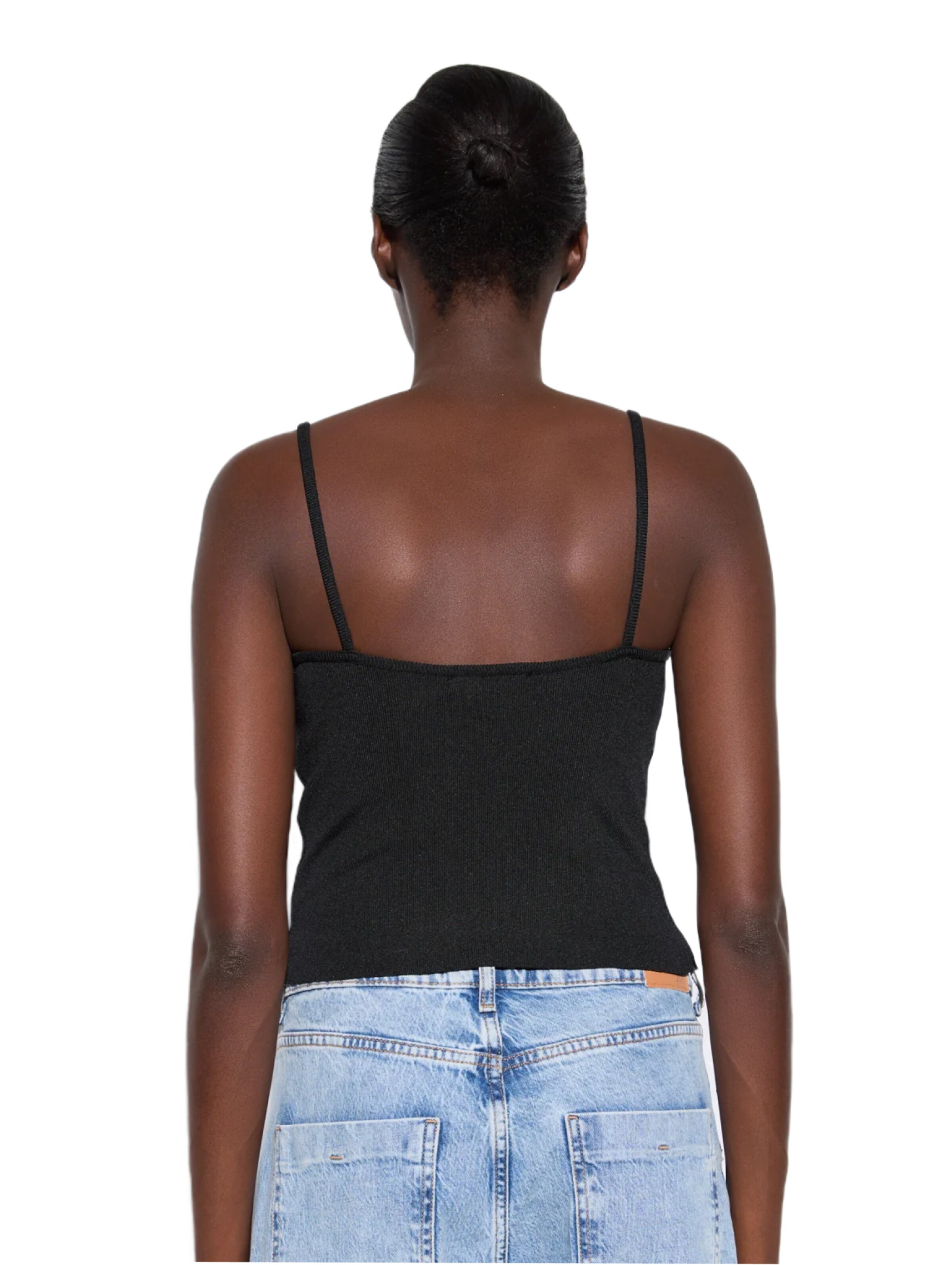 No Matter What Top in Schwarz