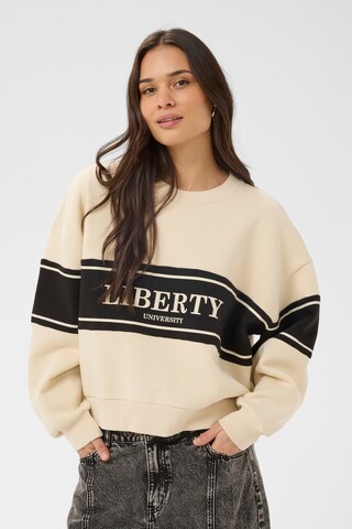 Kaffe Sweatshirt i beige