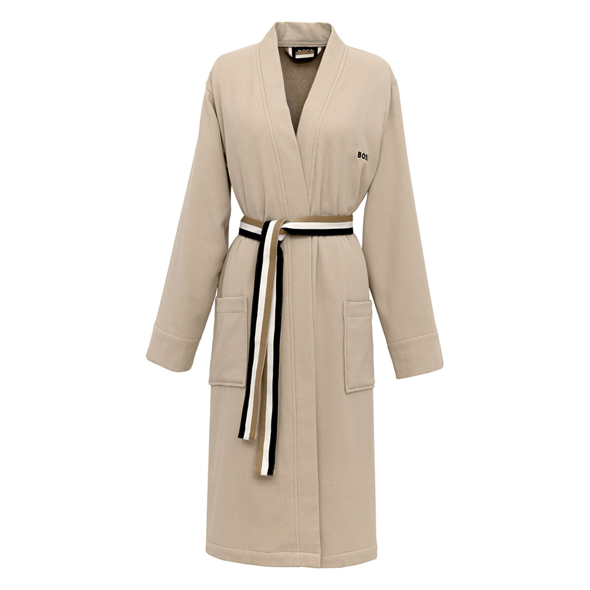 BOSS Bademantel in Beige: Vorderseite