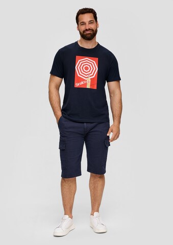 s.Oliver Red Label Big & Tall Футболка 'Sinalco®' в Синий