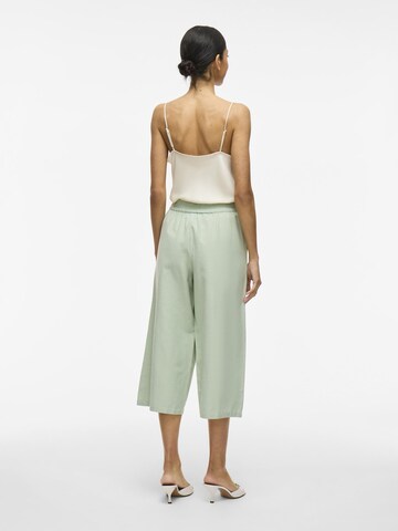 VILA Wide leg Broek in Groen