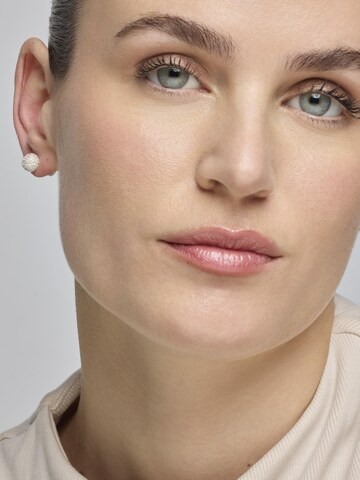 Luxenter Øreringe 'Wasai' i hvid