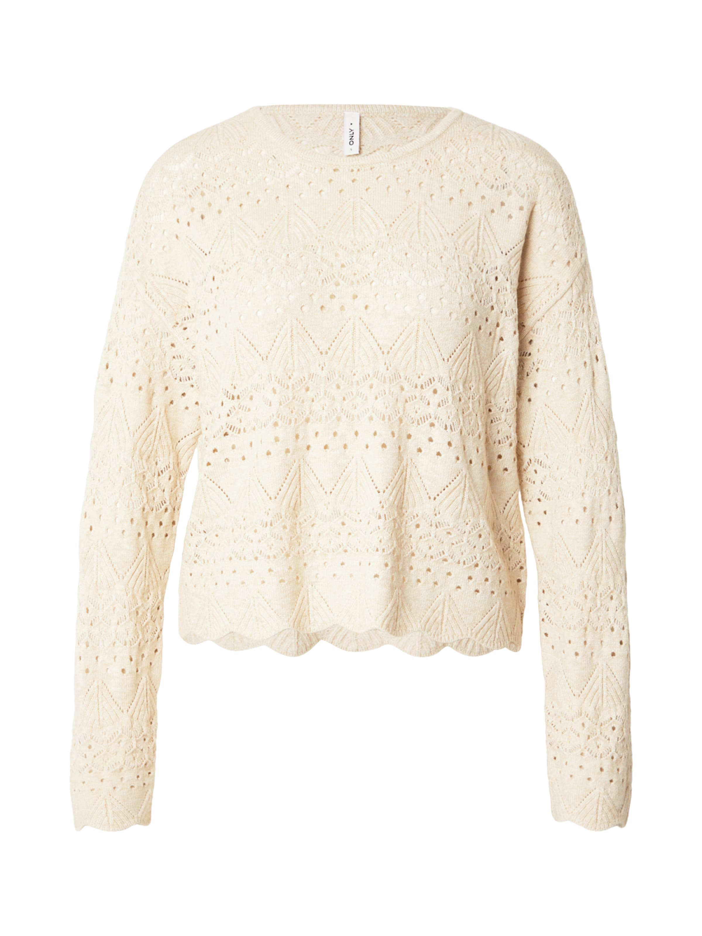 ONLY Pullover 'ONLKATIA' in Beige: Vorderseite