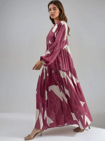 Hiccup Shirt Dress in Red