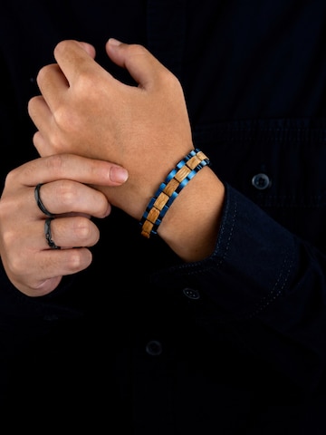 Holzwerk - Pulsera 'CHIEMSEE' en azul