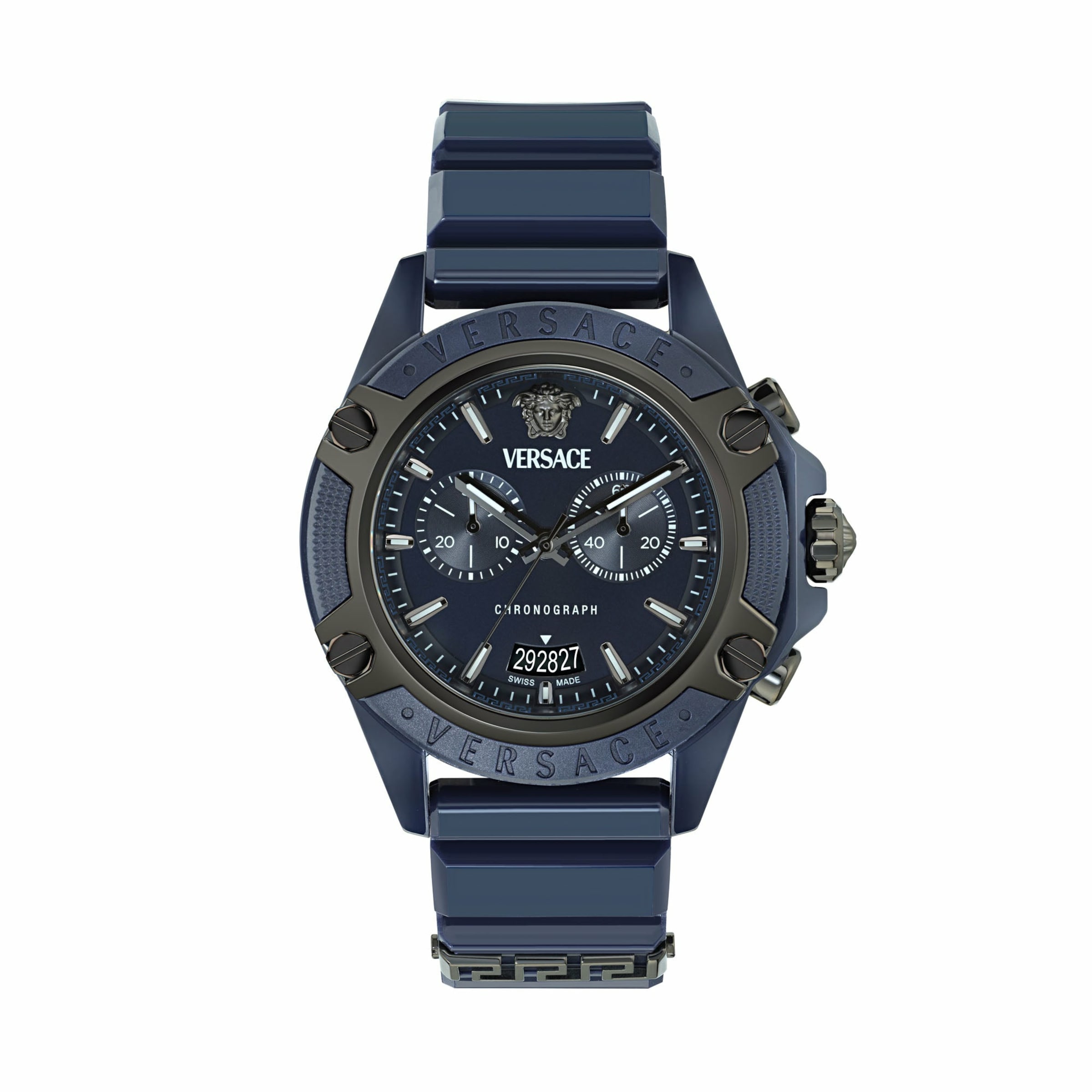 VERSACE Analoog horloge in de kleur Blauw, Productweergave