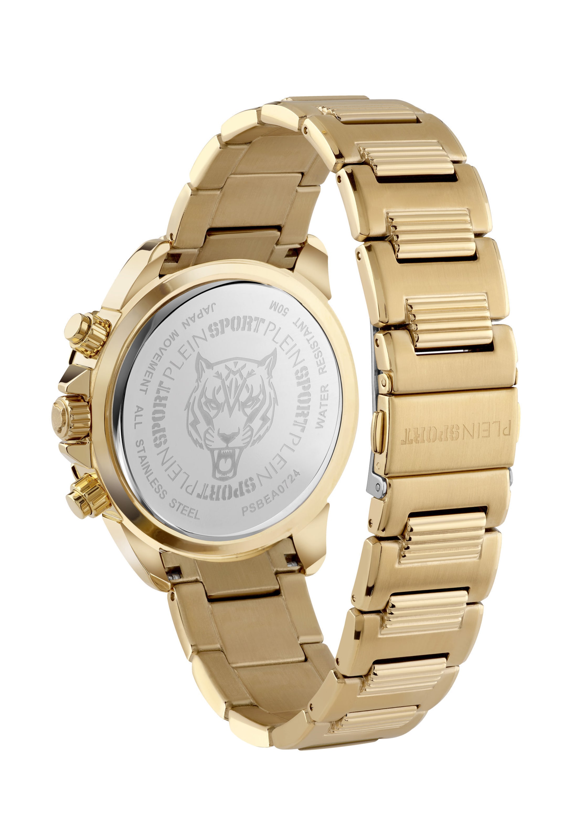 Plein Sport Analoog horloge 'IMPACT' in Goud