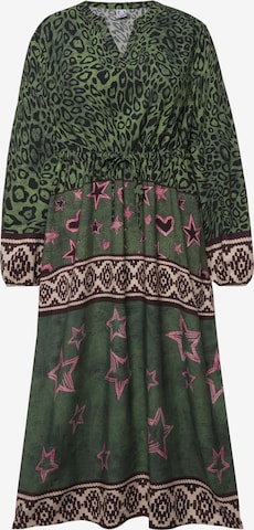 Angel of Style Dress in Green: front