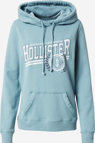 HOLLISTER Μπλούζα φούτερ σε μπλε: μπροστά