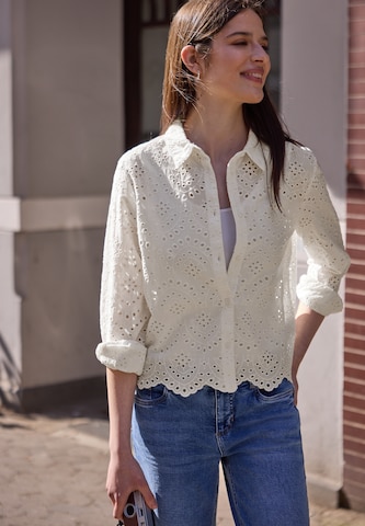 Street One Studio Bluse in Weiß