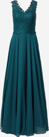 mascara Evening Dress in Green: front