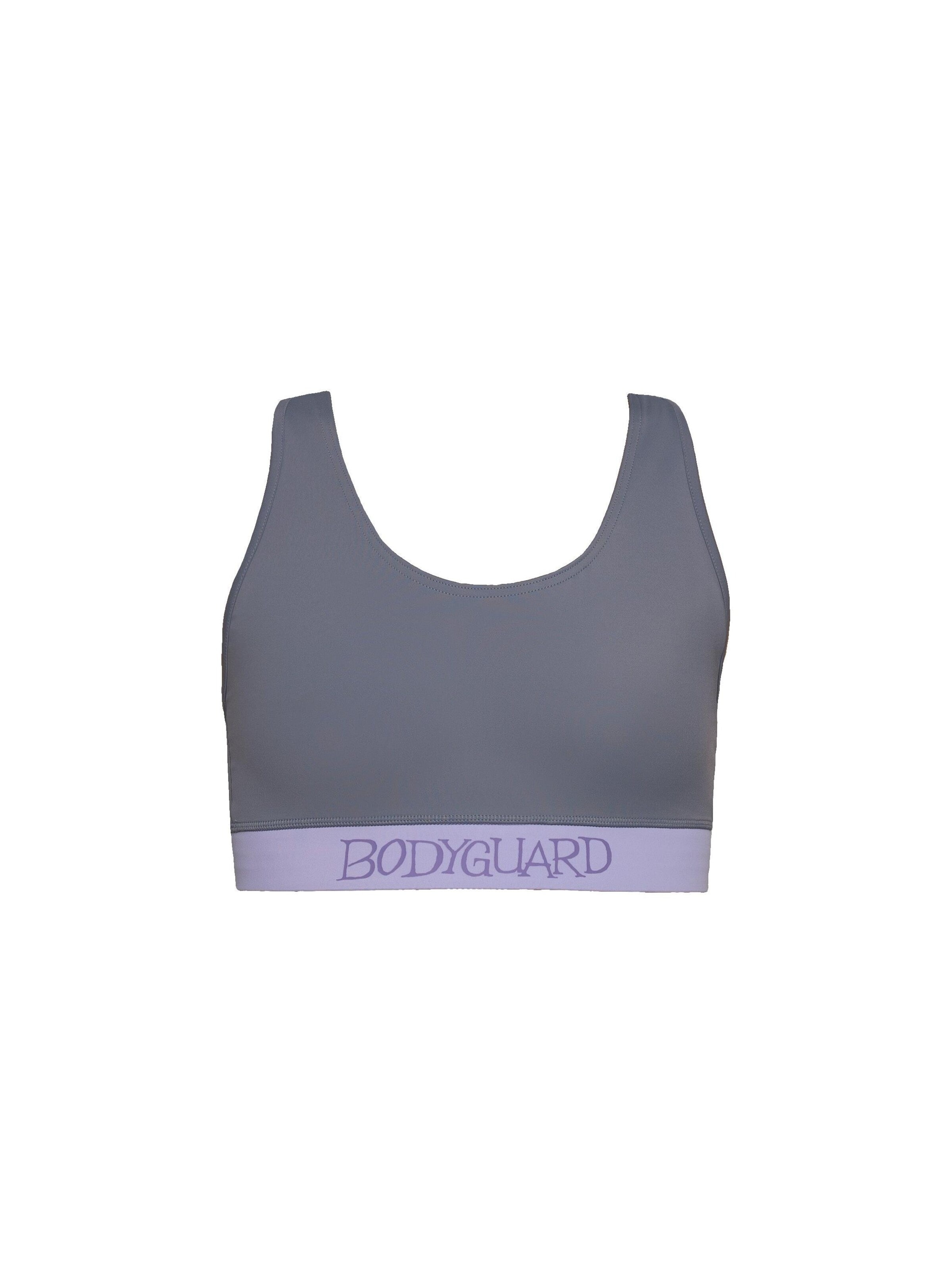 Bodyguard Medium Support Sports Bra 'Lagonisi' in Grey: front