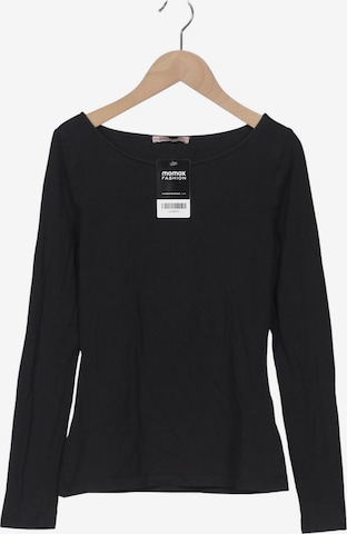 Anna Field Langarmshirt S in Schwarz: Vorderseite